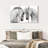 " White Horse Couple " 3 - Pieces-1119066310