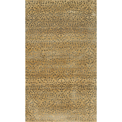 Manhattan Reserve Wool & Silk One-of-a-Kind 3.0 X 5.0 Hand Knotted Area Rug