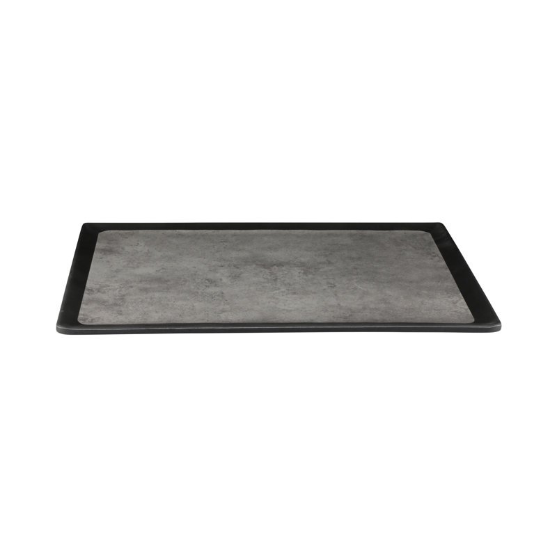 Plateau en mélamine Kobe, Argent, H 0,5 po x l 12,63 po x P 10,38 po