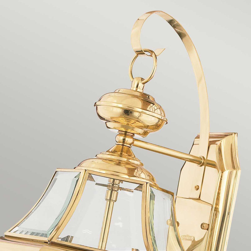 Rochelle Polished Brass 2 - Bulb Outdoor Wall Lantern
