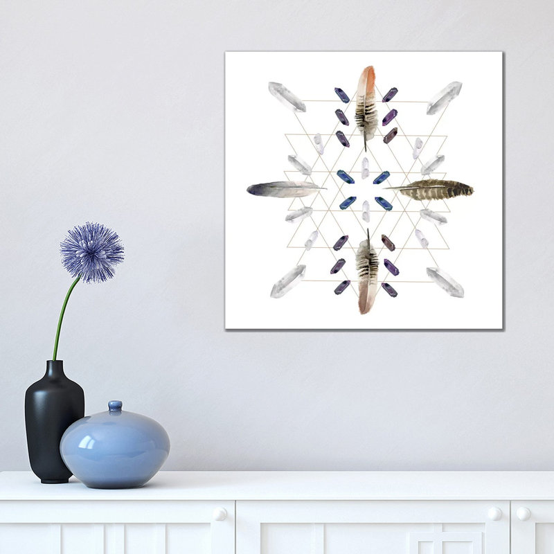 Crystal Matrix IV by Jennifer Paxton Parker - Wrapped Canvas Print, 45.72 cm H x 45.72 cm W