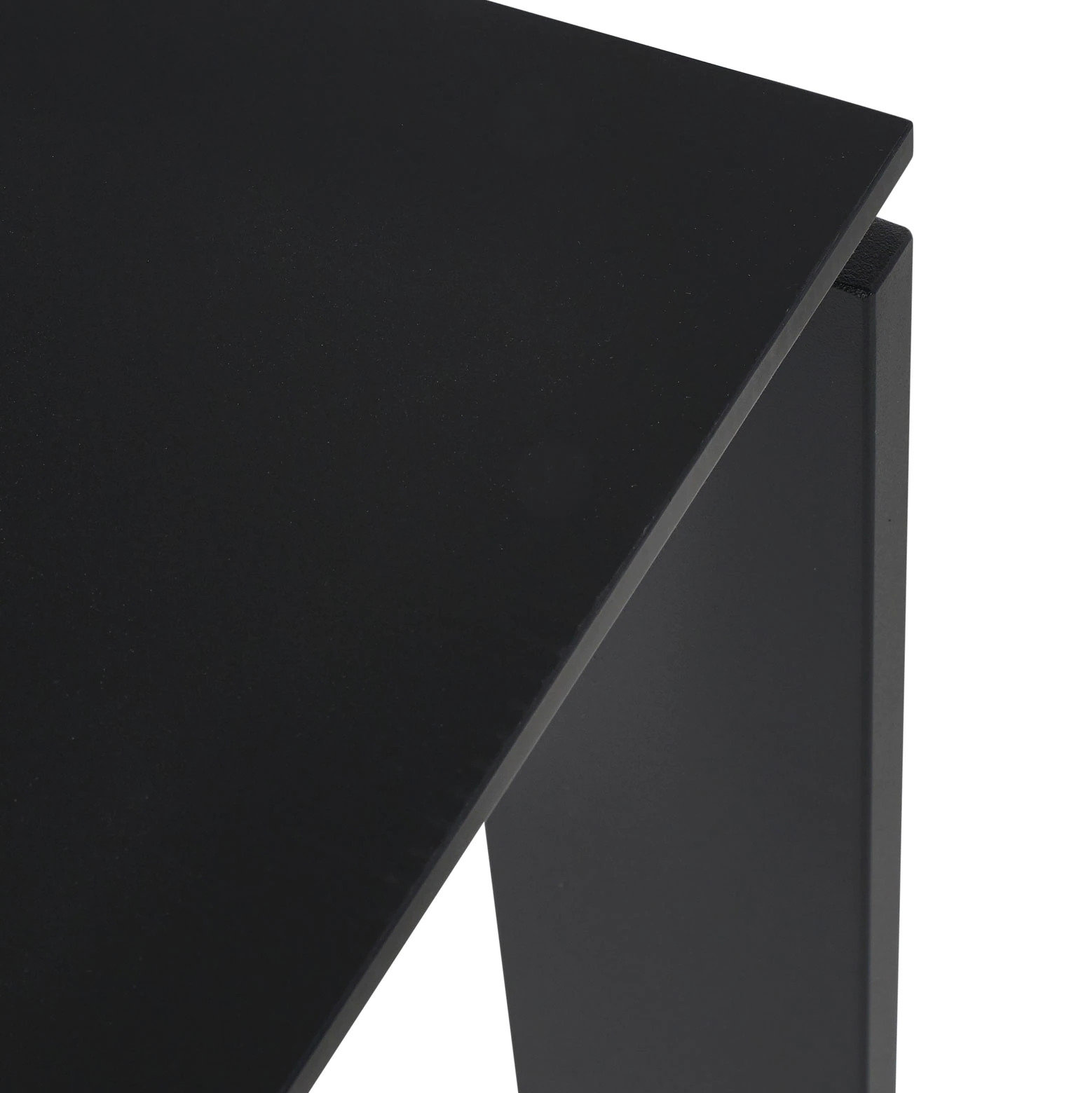 Four Dining Table, Black, 28" H x 75" W x 35" D