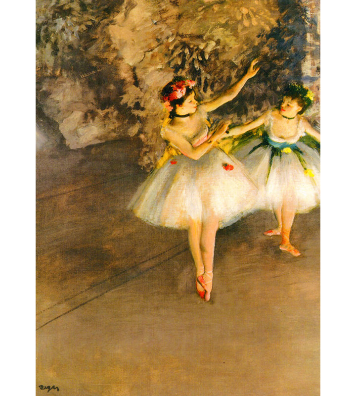 Ballet Dancers, 18" H x 13" W
