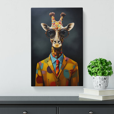 Giraffe Dadaism - No Frame Print