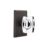 Double Dummy Windsor Crystal Knob with Style # 3 Rose