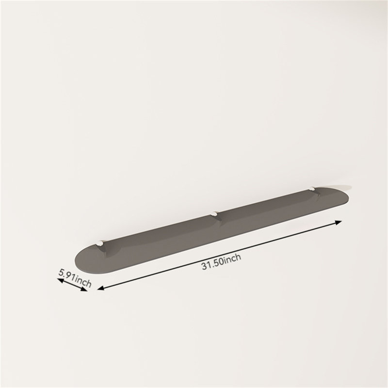 Ranzino Floating Shelf, 0.50"H x 31.50"W x 5.91"D