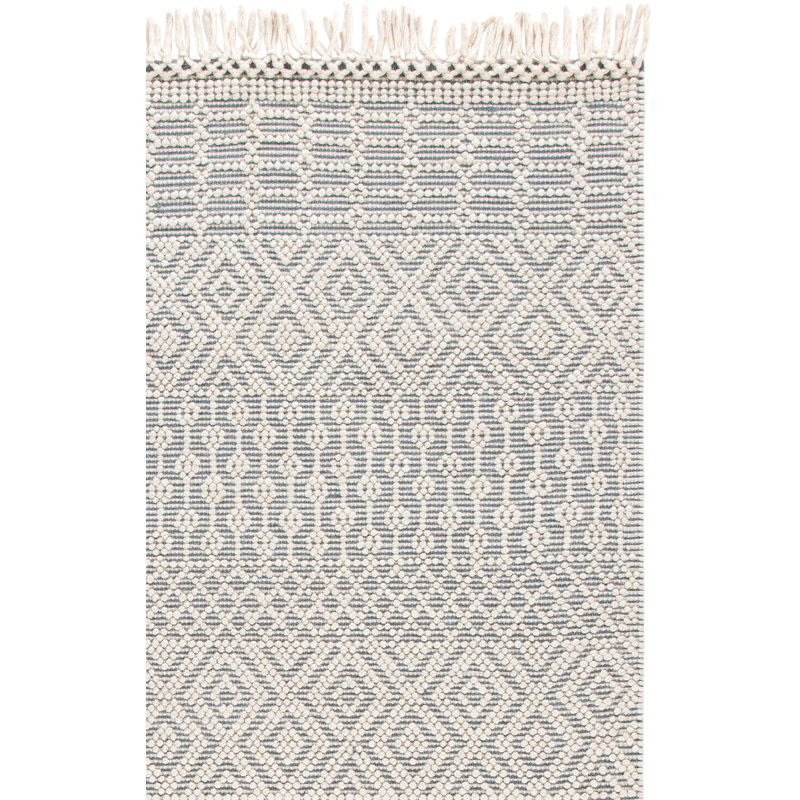 Cleveland Hand Loomed Wool Southwestern Rug, Square 6'