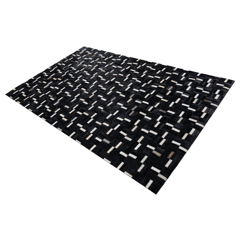 Tapis noir Juliana