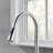 Topcraft Stainless Steel Single Handle Pull-Down Sprayer Kitchen Sink Faucet with 360° Swivel Spout