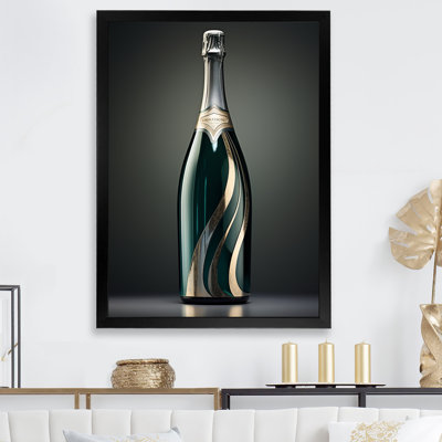 Prestiges profil vert champagne - impressions d'art mural vin et champagne