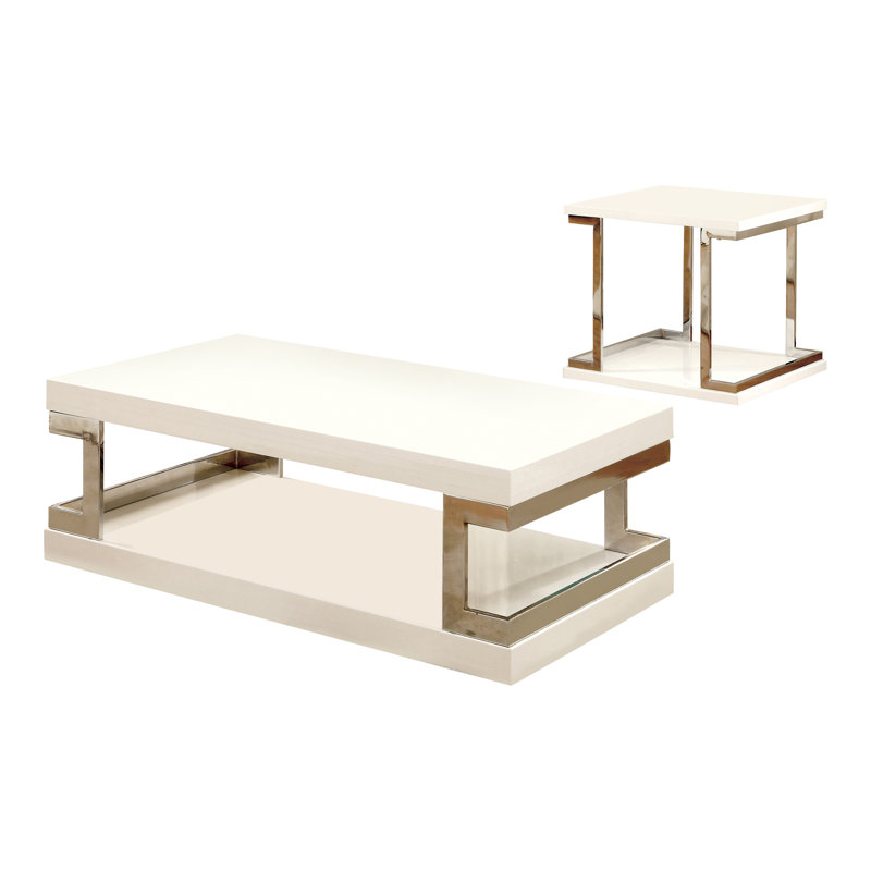 Ensemble de tables basses 2 pièces Creddy