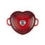Le Creuset Cast Iron Heart Casserole with Stainless Steel Heart Knob Shell-99469251