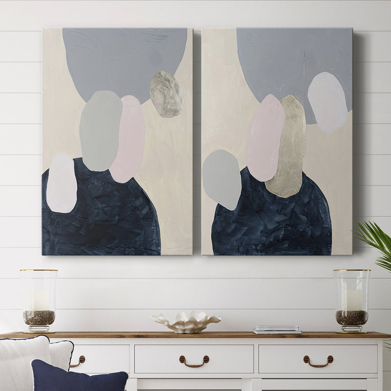 Muted Orbs III-Premium Gallery Wrapped Canvas -Ready to Hang, 12" H x 16" W