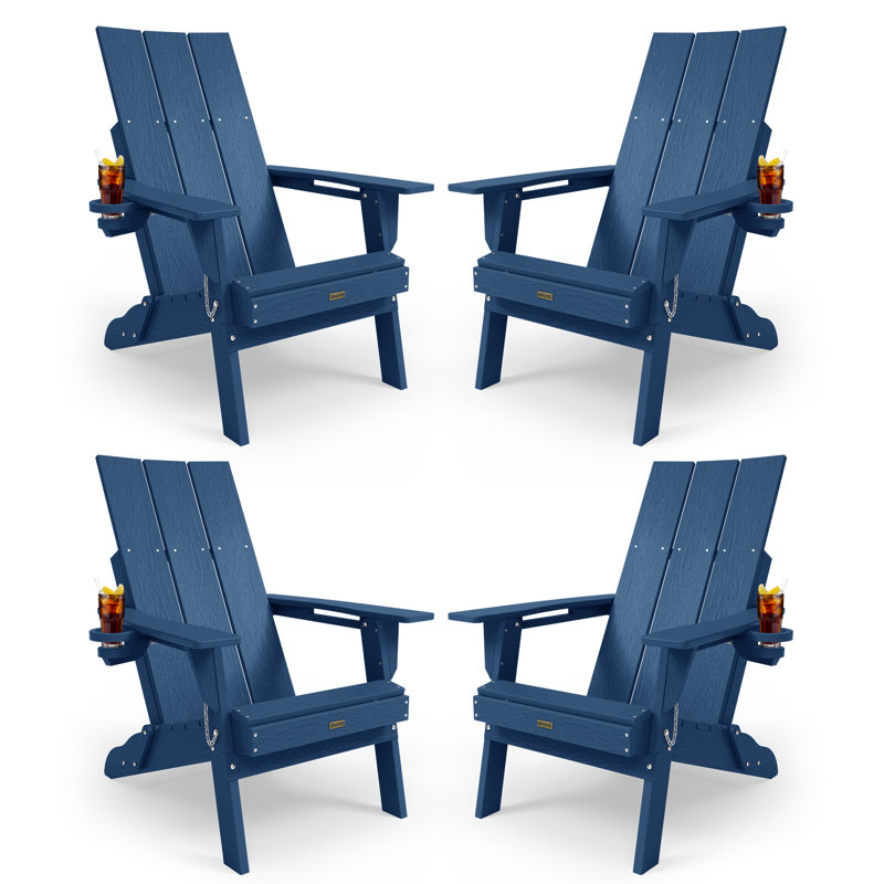 Outdoor Adirondack Chair, Gray