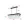 Dahlonega 12 - Light Dimmable Square / Rectangle Chandelier