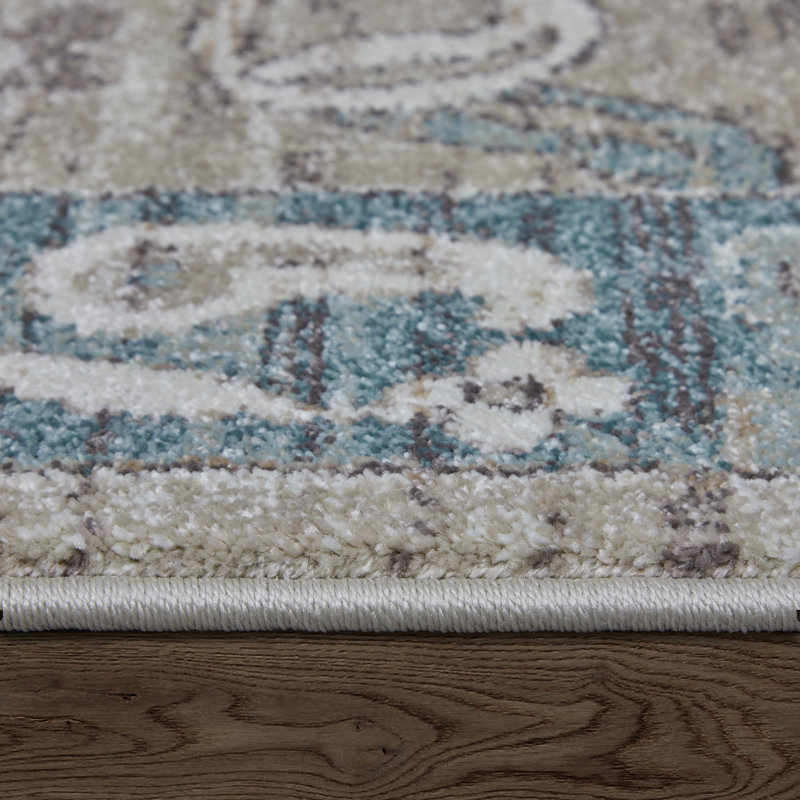 Tapis floral et botanique Odis, Rectangle 10 pi x 12 pi 8 po