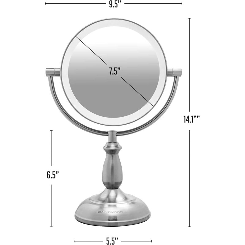  Miroir en acier inoxydable