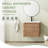 Wall-Mounted Floating Bathroom Vanity with Ceramic Top-994587944