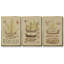 Antique Ship Plan I 3 pièces-97760204-97760205