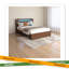 Wooden Bed Frame Queen Size Farmhouse Platform Bed Frame With Bookcase Shelf & 2 Storage Drawers, Storage LED Light Headboard , Noise Free,No Box Spring Needed And Easy Assembly