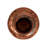 Round Hand-Forged Cast Metal Taper Holder