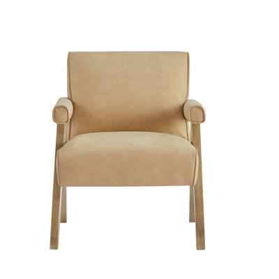 Ophelia Vegan Leather Arm Chair