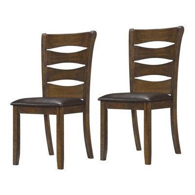 19.25'' H Faux Leather Upholstered Side Chair