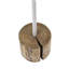 Iron Tree - Set of 2 - 4.5" x 2.5" x 22.5" - Black/White
