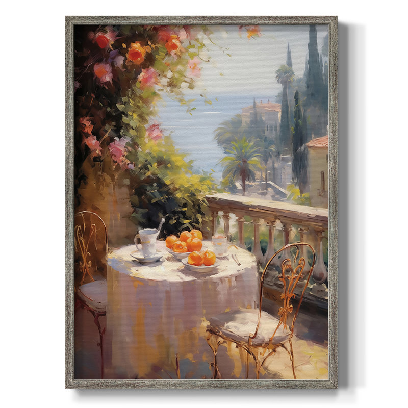 Reproduction encadrée FLORAL Series DCCLII - bois massif, H 15 po x l 12 po