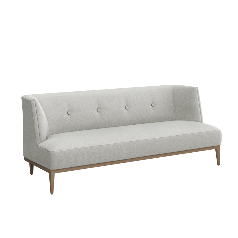Chloe Sofa, Icy Gray, Fresco 100% Polyester