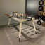 Table de soccer haut de gamme en bois massif minimaliste