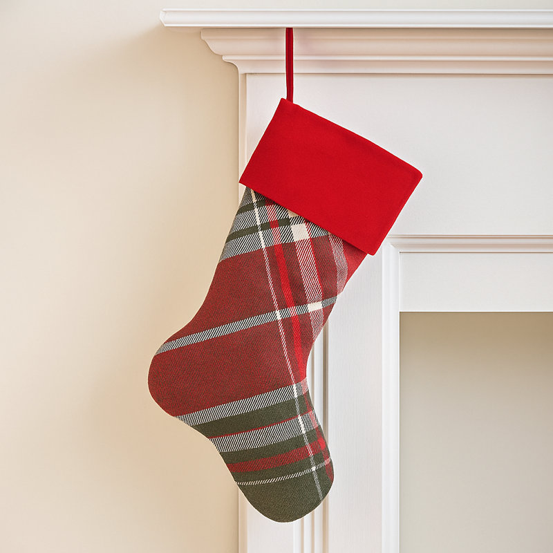 Plaid Print Stocking