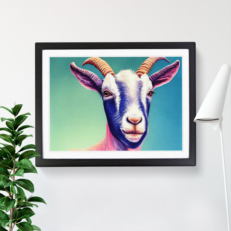 Goat in Colour Vol.1 - Framed Print