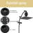 10'' Dual Filtered Rainfall Shower Head Combo, Handheld Shower Head With 16'' Adjustable Extension Arm, 20 Stage Shower Filter, 10-Spray, 71'' Hose-120001404