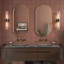 Purist™ 2 Light Indoor Bathroom Vanity Light Fixture, UL Listed-66390925-66390926