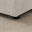 Animal de compagnie pour chien de taille moyenne et grande - beige, surdimensionné, vague irrégulière, accoudoir simple, coussin moelleux, pieds en plastique bas, beige lin avec pieds canins-1276288422