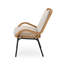 Chaises ouvertes pliantes - Convenance moderne pour tout espace Design de chaises longues brunes avec matériaux