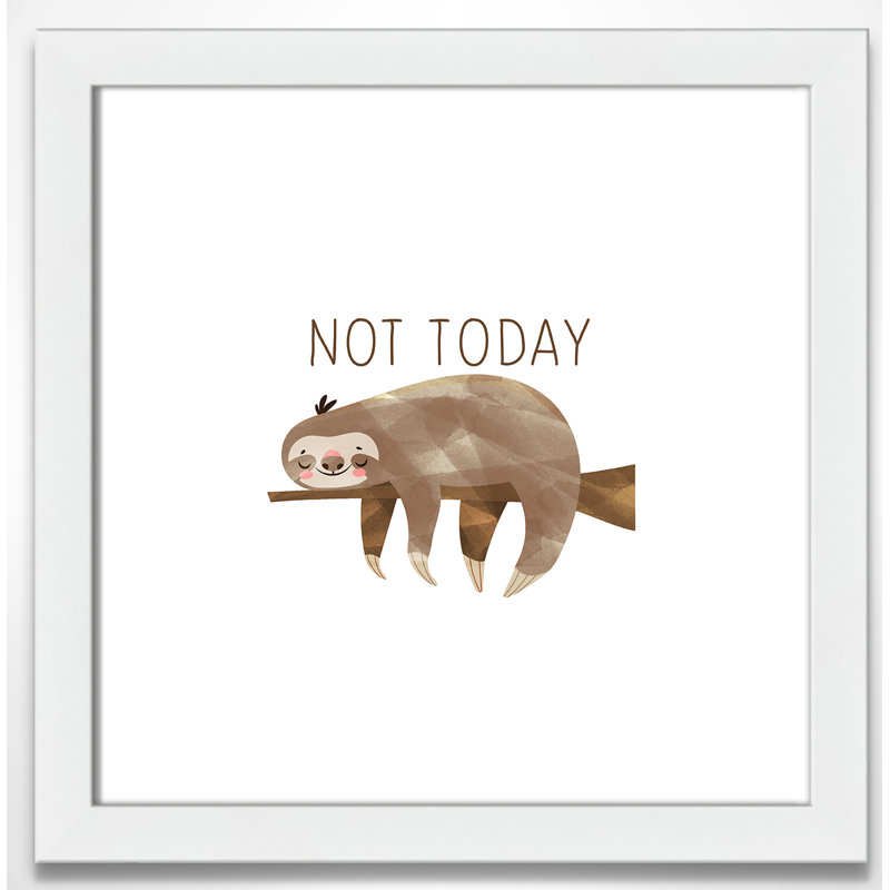Do it Not Today, 18" H x 18" W x 0.63" D, Silver Box Framed
