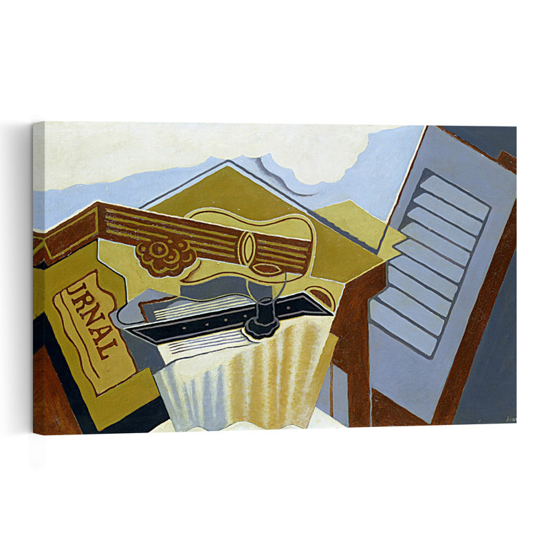 Nature morte avec nuage blanc, estampe d'art mural contemporain abstraite, 24" H x 36" W