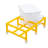 Plastic Adjustable Rectangle Activity Table