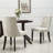 Christies 19'' H Tufted Upholstered Acacia Side Chair
