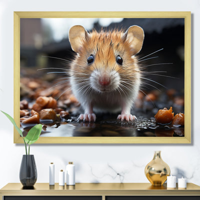 Curious Cute Rodent - Animals Canvas Art Print