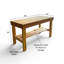 Banc rustique avec tablette de rangement Farmhouse-921946071