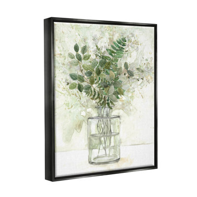 Herb Plant Arrangement Vase by Carol Robinson - Graphic Art on Wood