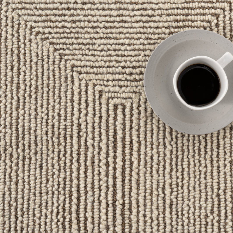 Stoic Wool Area Rug, Rectangle 5' x 8'