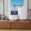 Lampe globe en bois Devontray
