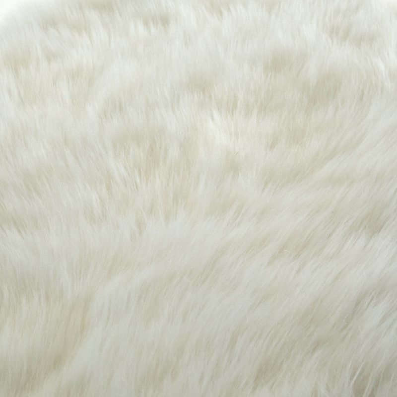Banc de repose-pieds Renoir, Blanc, Or