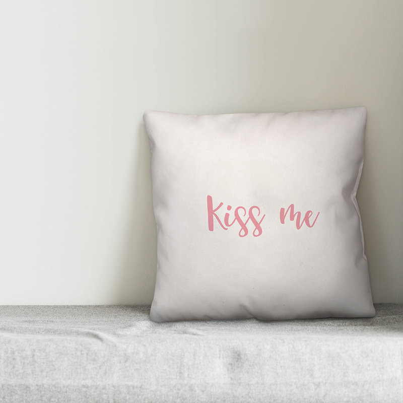 Throw Pillow, Throw Pillow, White/Pink