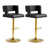 Black Seat/Gold Frame