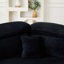 Fauteuil lounge monoplace moderne de 135 cm avec coussin enveloppant